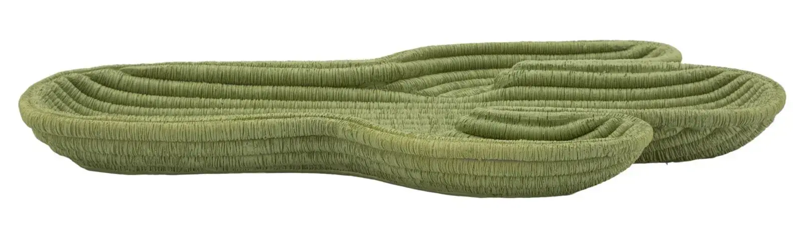 Dekorativní odkládací podnos Cactus 34 cm zelený