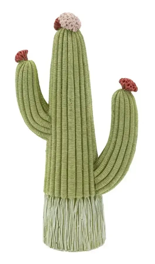 Dekorativní soška Cactus 25 cm zelená