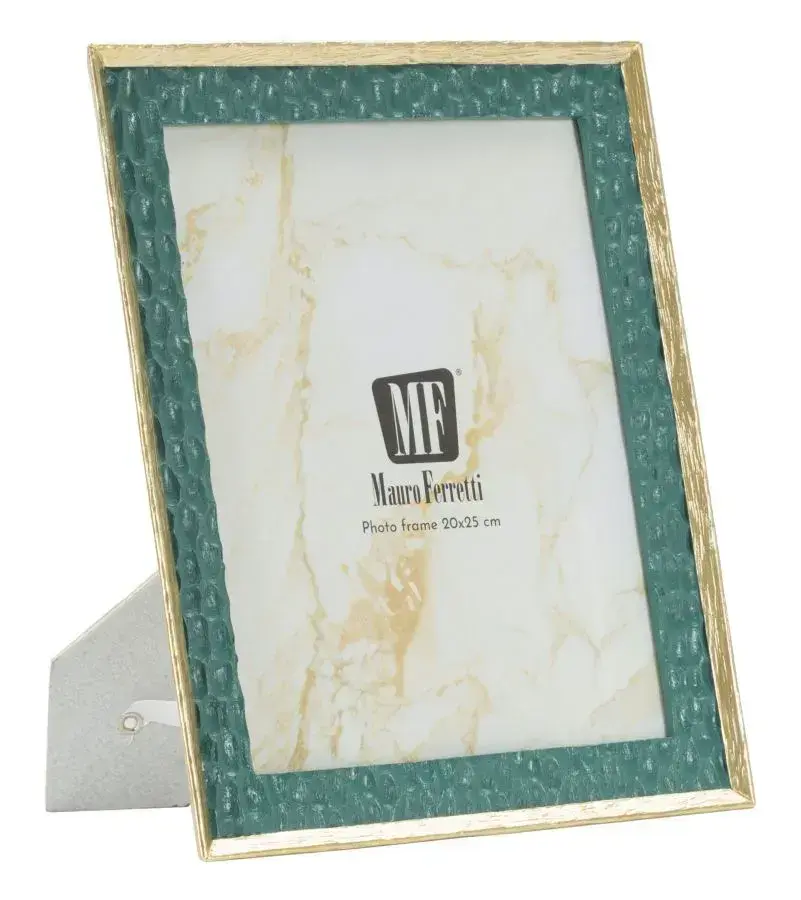 Fotorámeček Grent 25,3x30,3 zelený/zlatý