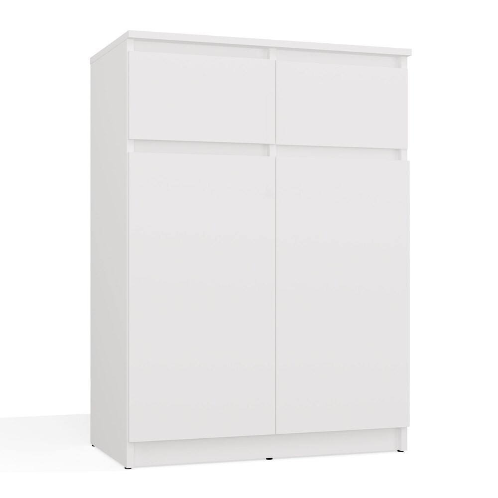 Komoda Malwa 2DD2S 70 cm bílá