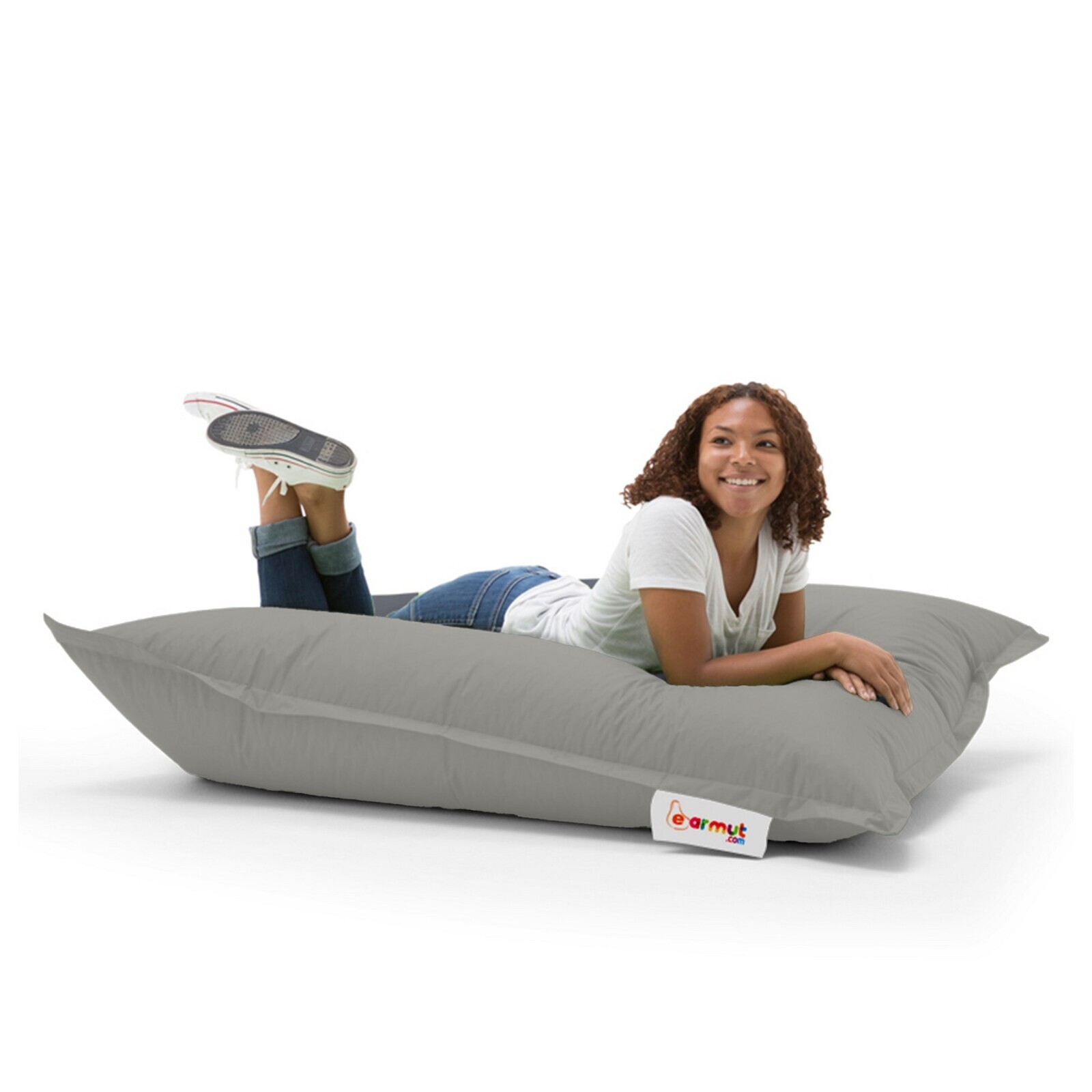 Zahradní sedací vak Cushion 100x100 cm šedý