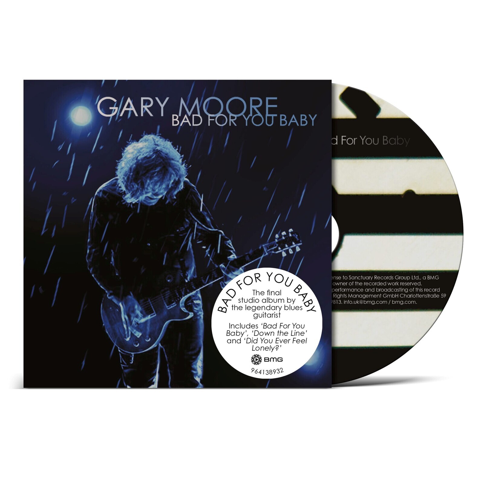 Gary Moore, BAD FOR YOU BABY, CD