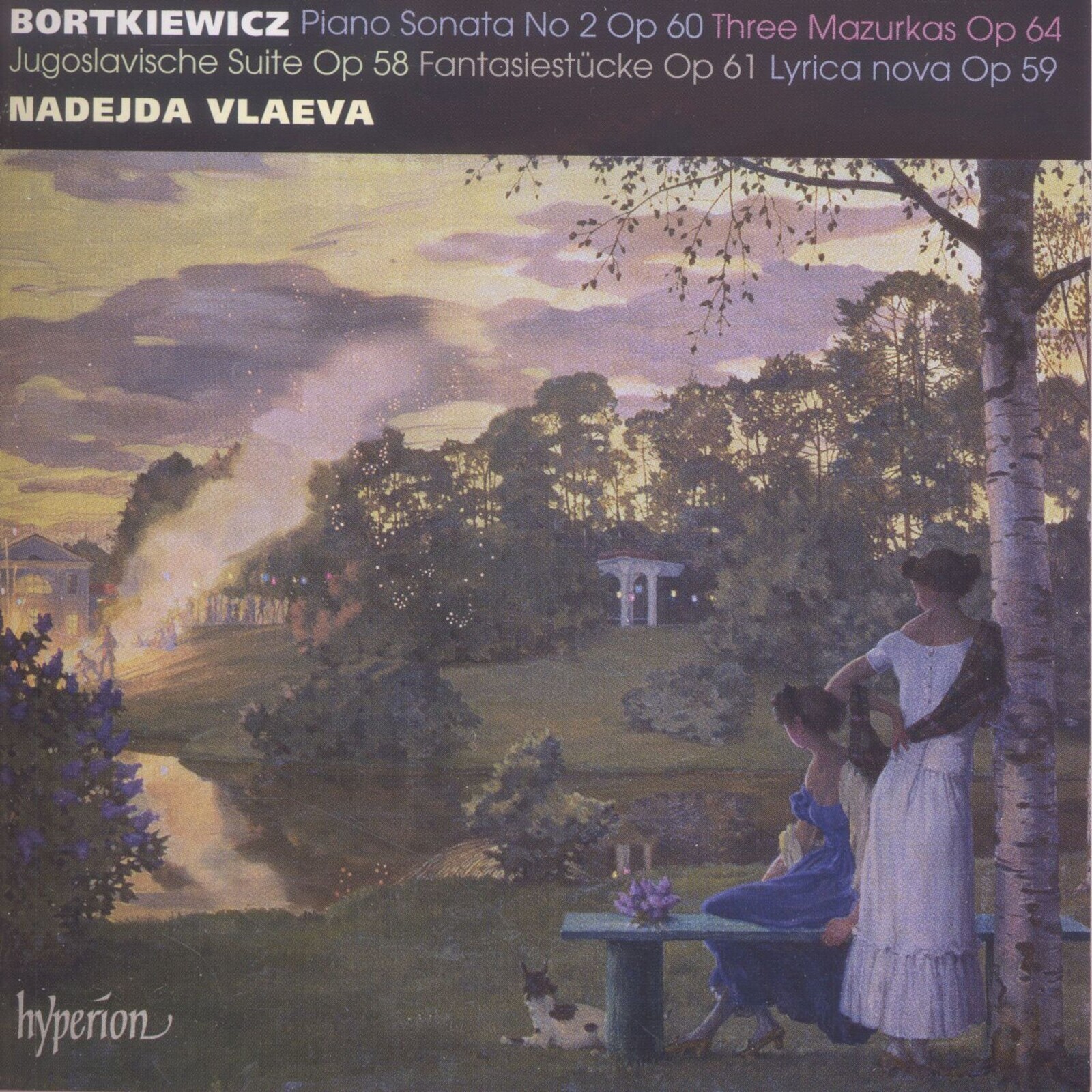 Nadejda Vlaeva, BORTKIEWICZ: PIANO SONATA NO. 2 & OTHER WORKS, CD