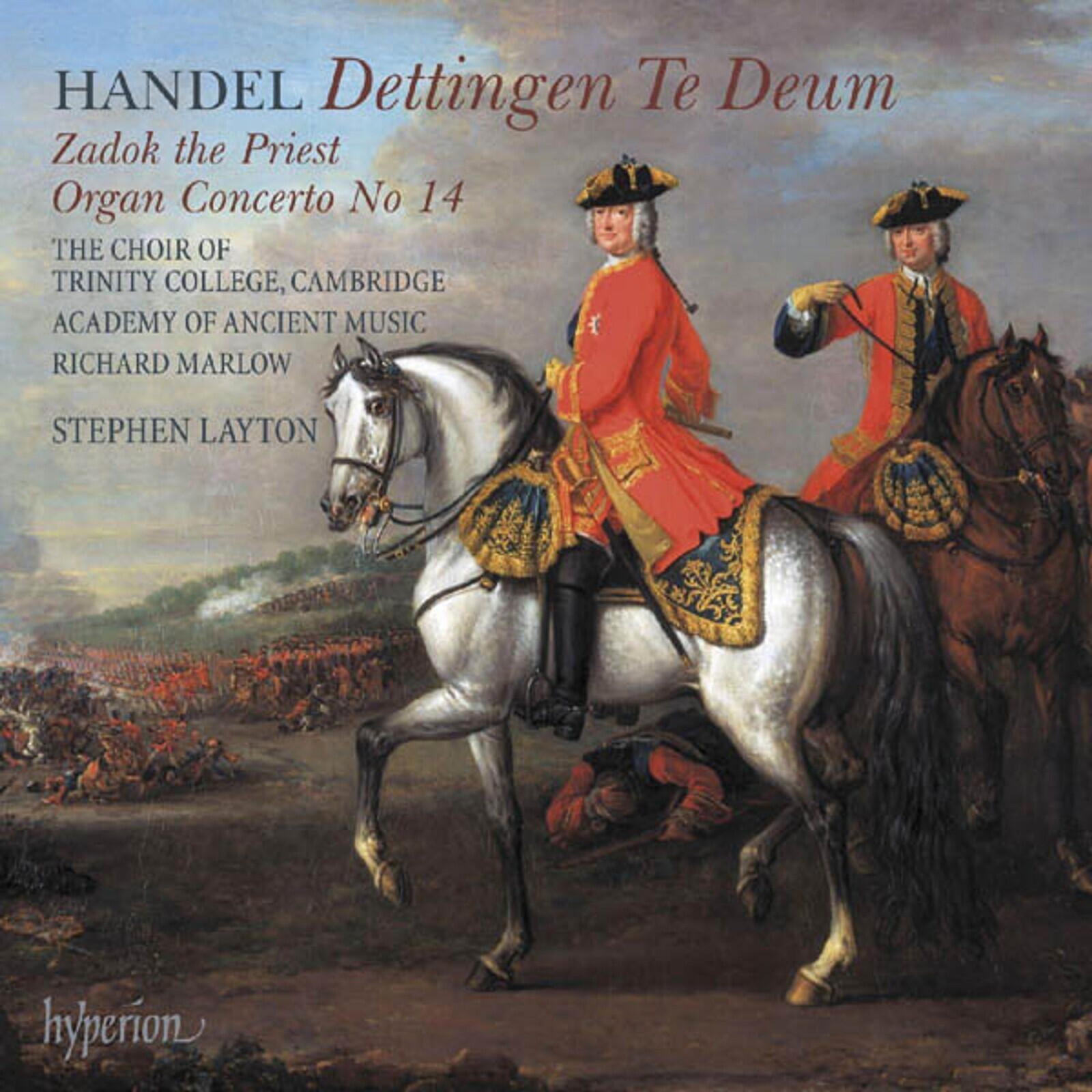 Academy of Ancient Music, HANDEL: DETTINGEN TE DEUM; ZADOK THE PRIEST, CD