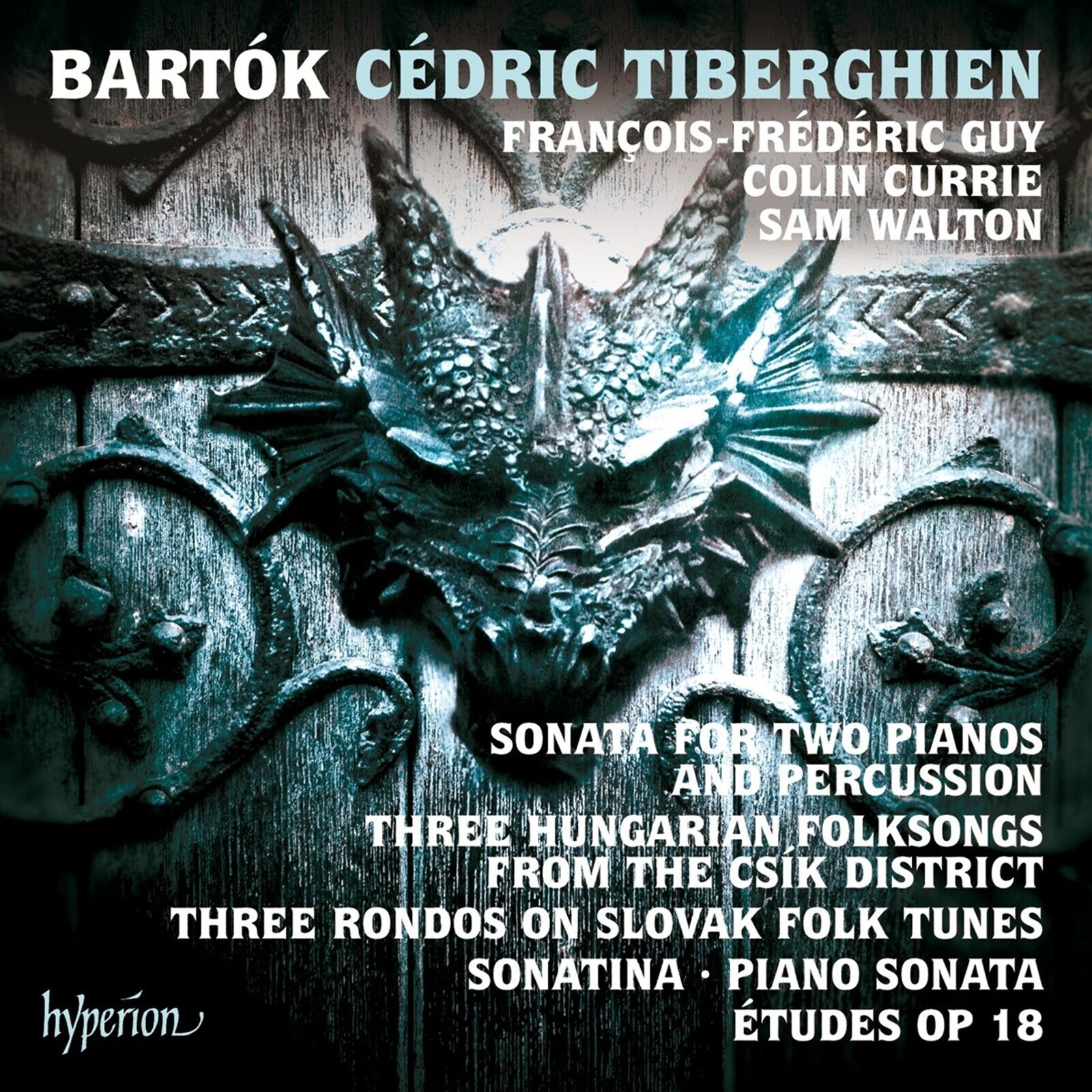 Cédric Tiberghien, BARTOK: SONATA FOR 2 PIANOS AND PERCUSSION & OTHER, CD