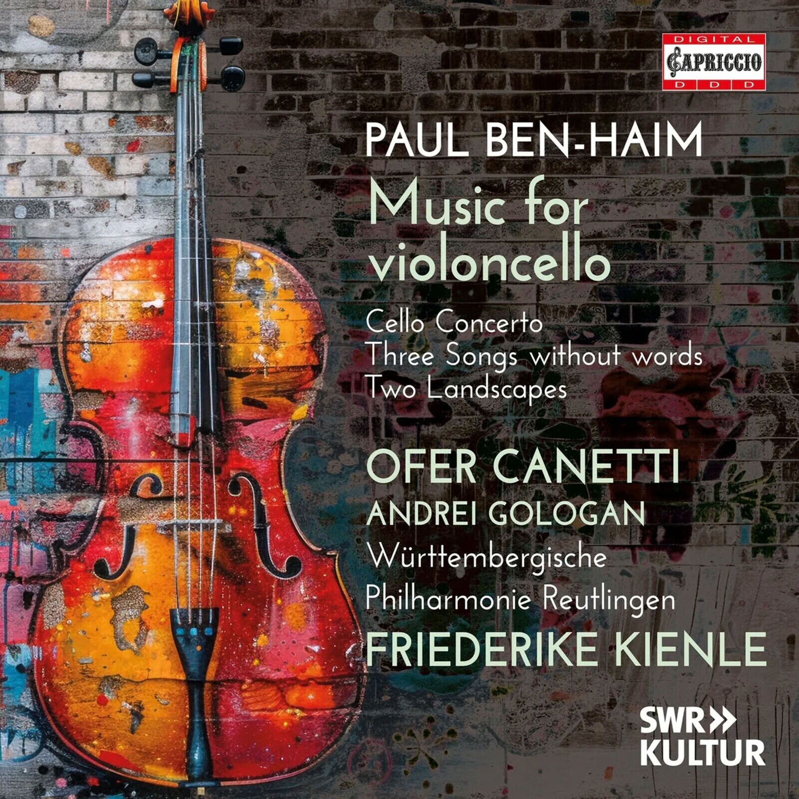Ofer Canetti, PAUL BEN-HAIM: MUSIC FOR VIOLONCELLO, CD