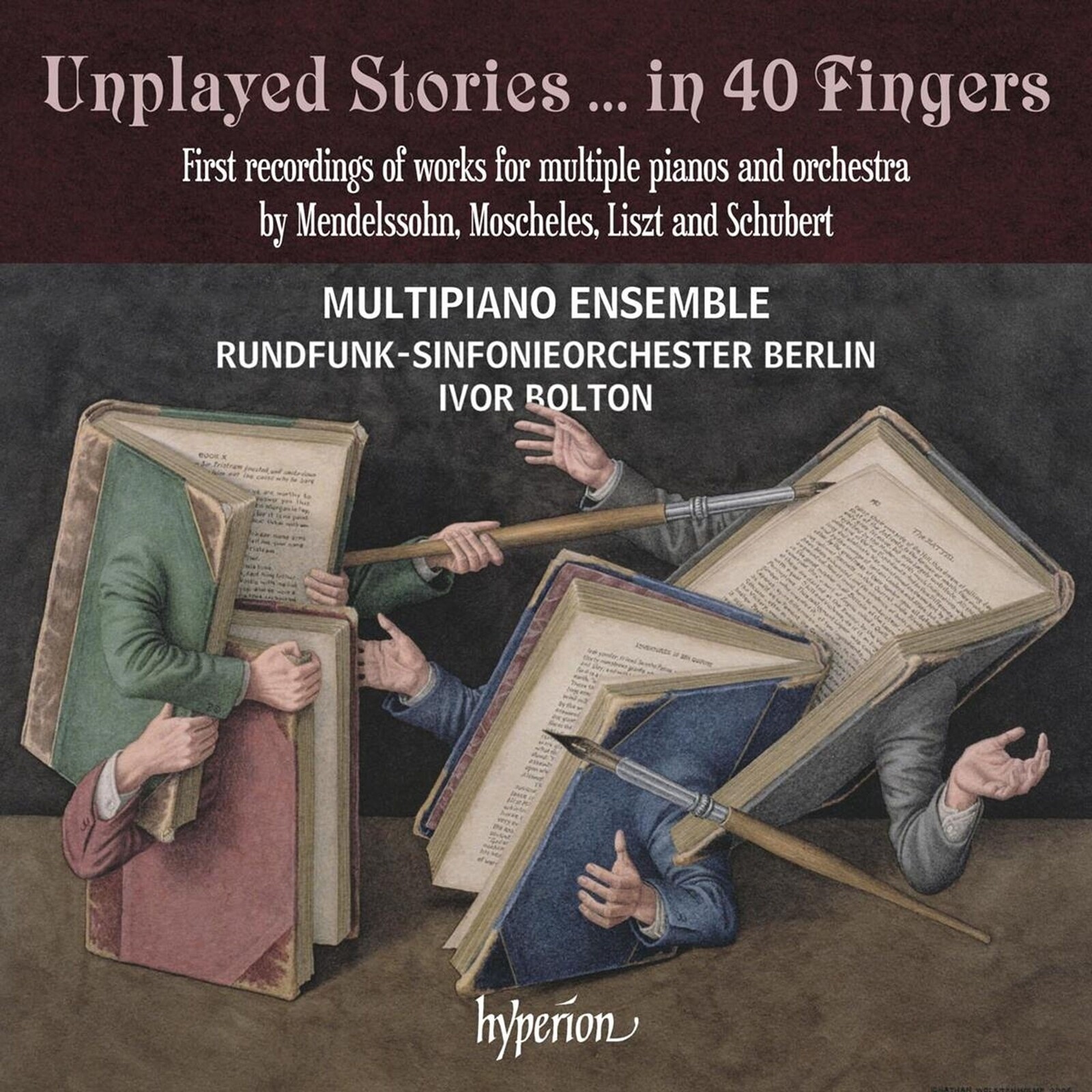 Multipiano Ensemble, UNPLAYED STORIES ... IN 40 FINGERS, CD