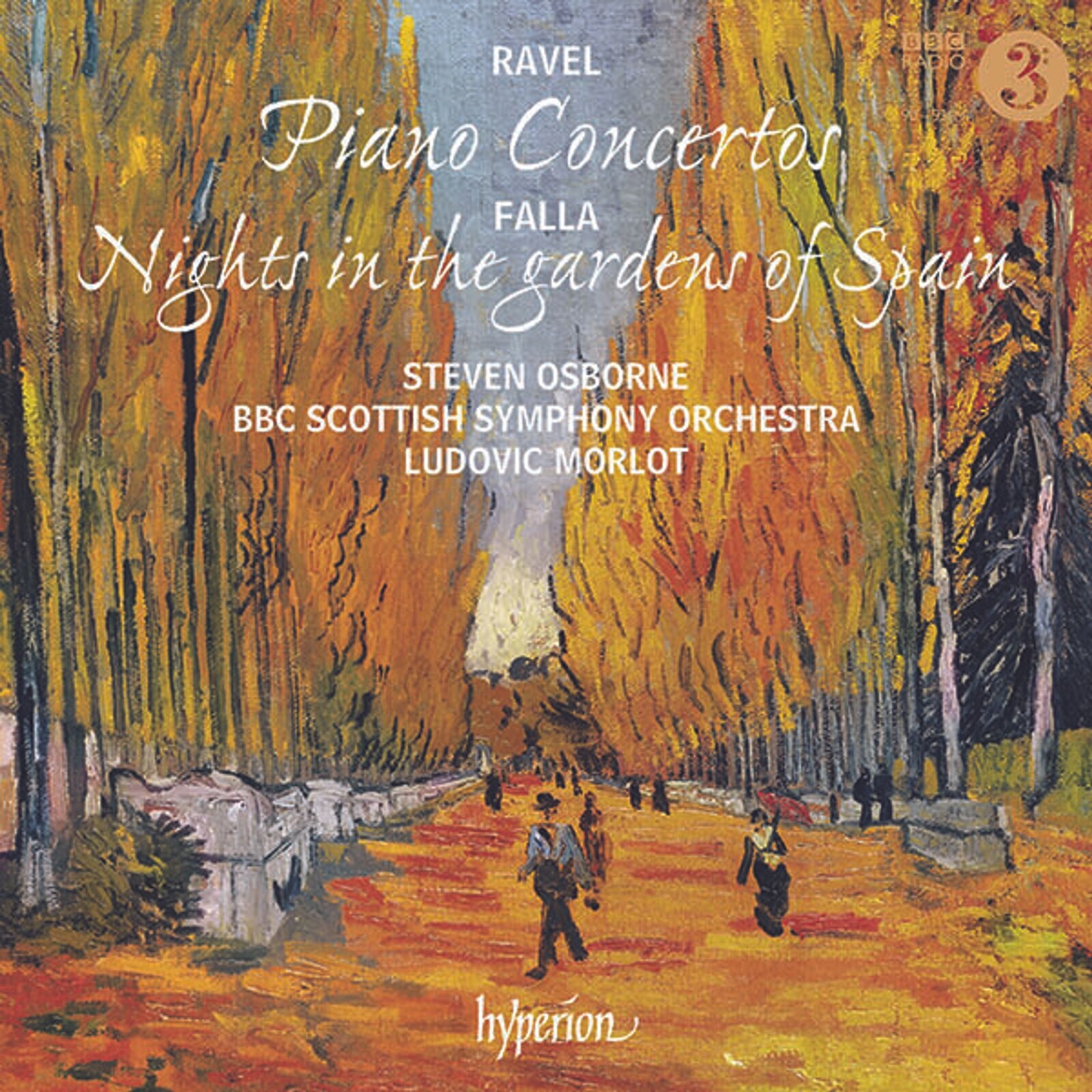 Steven Osborne, RAVEL: PIANO CONCERTOS; FALLA: NIGHTS IN THE GARDE, CD