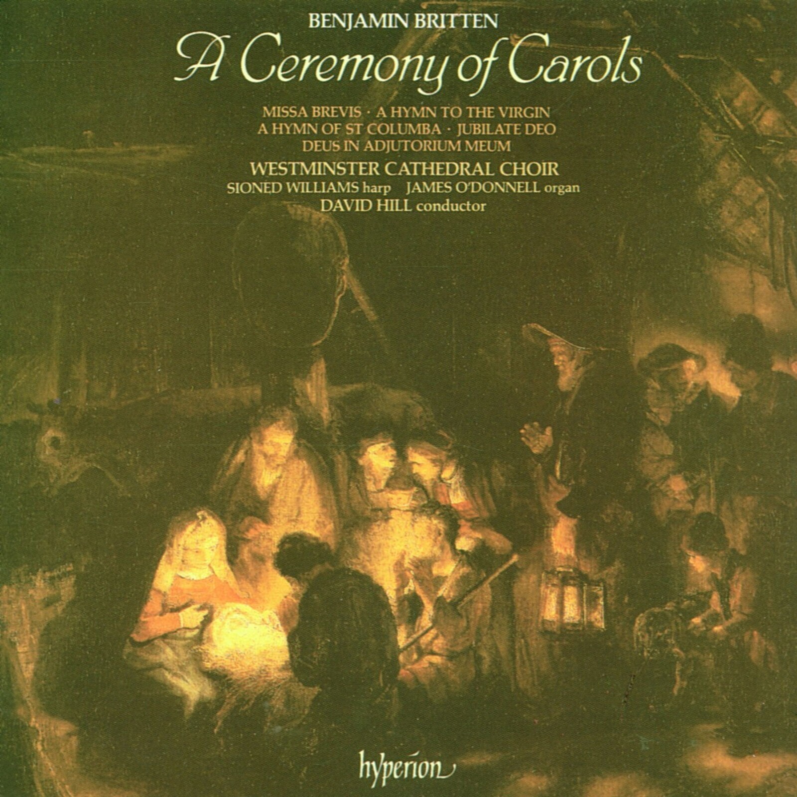 Westminster Cathedral Choir, BRITTEN: A CEREMONY OF CAROLS, MISSA BREVIS & OTHE, CD
