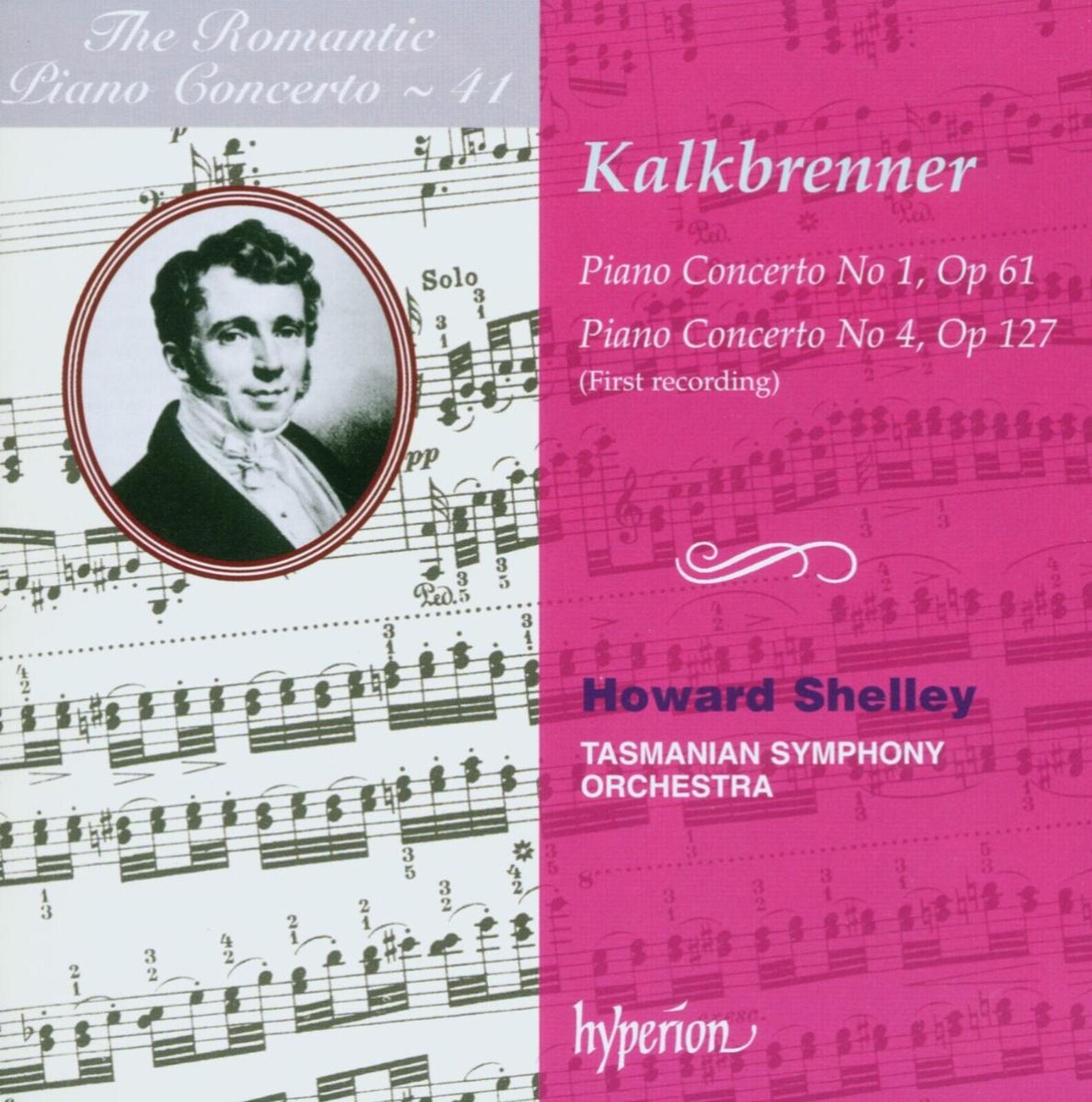 Howard Shelley, KALKBRENNER: PIANO CONCERTOS NOS. 1 & 4 (HYPERION, CD