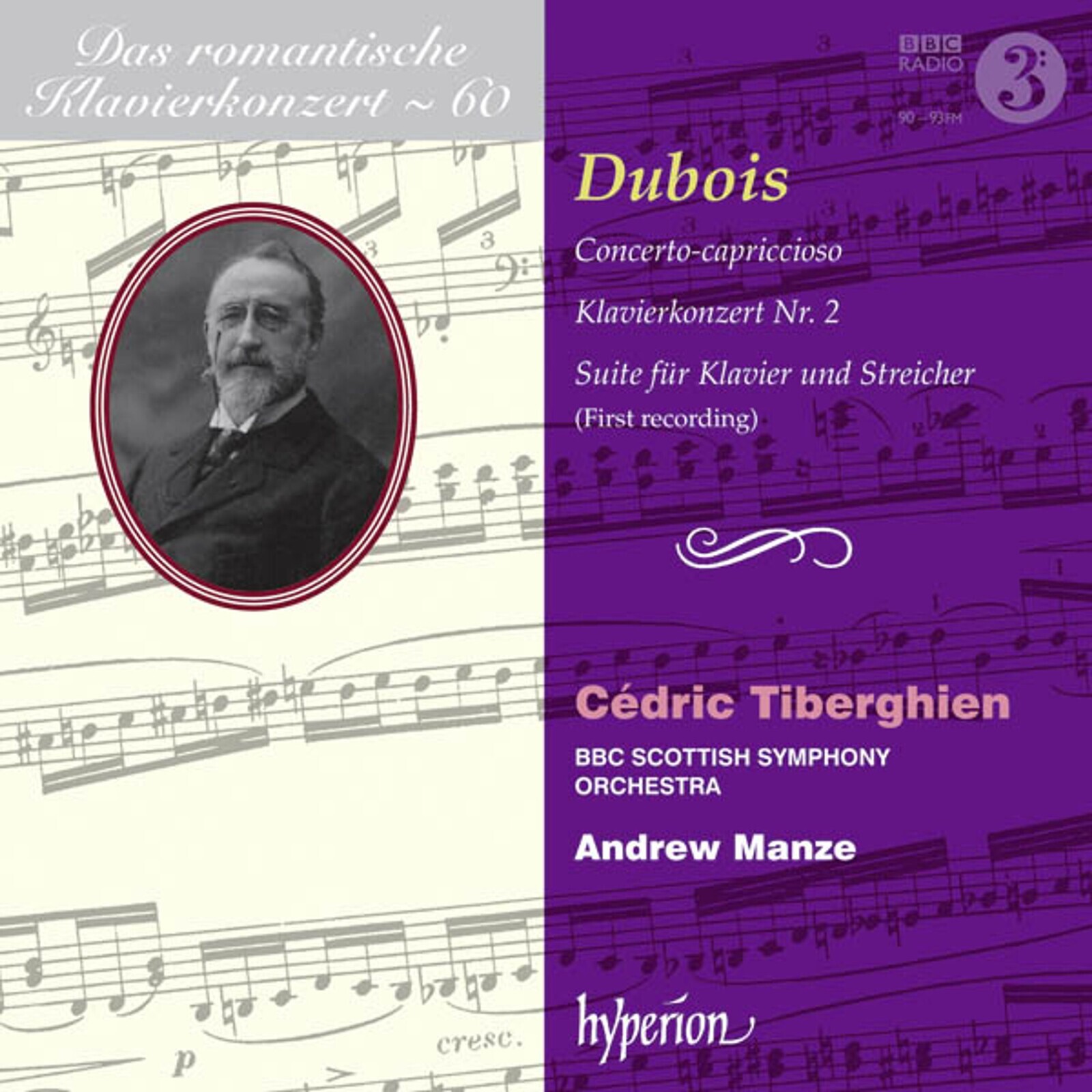 Cédric Tiberghien, DUBOIS: PIANO CONCERTOS (HYPERION ROMANTIC PIANO C, CD