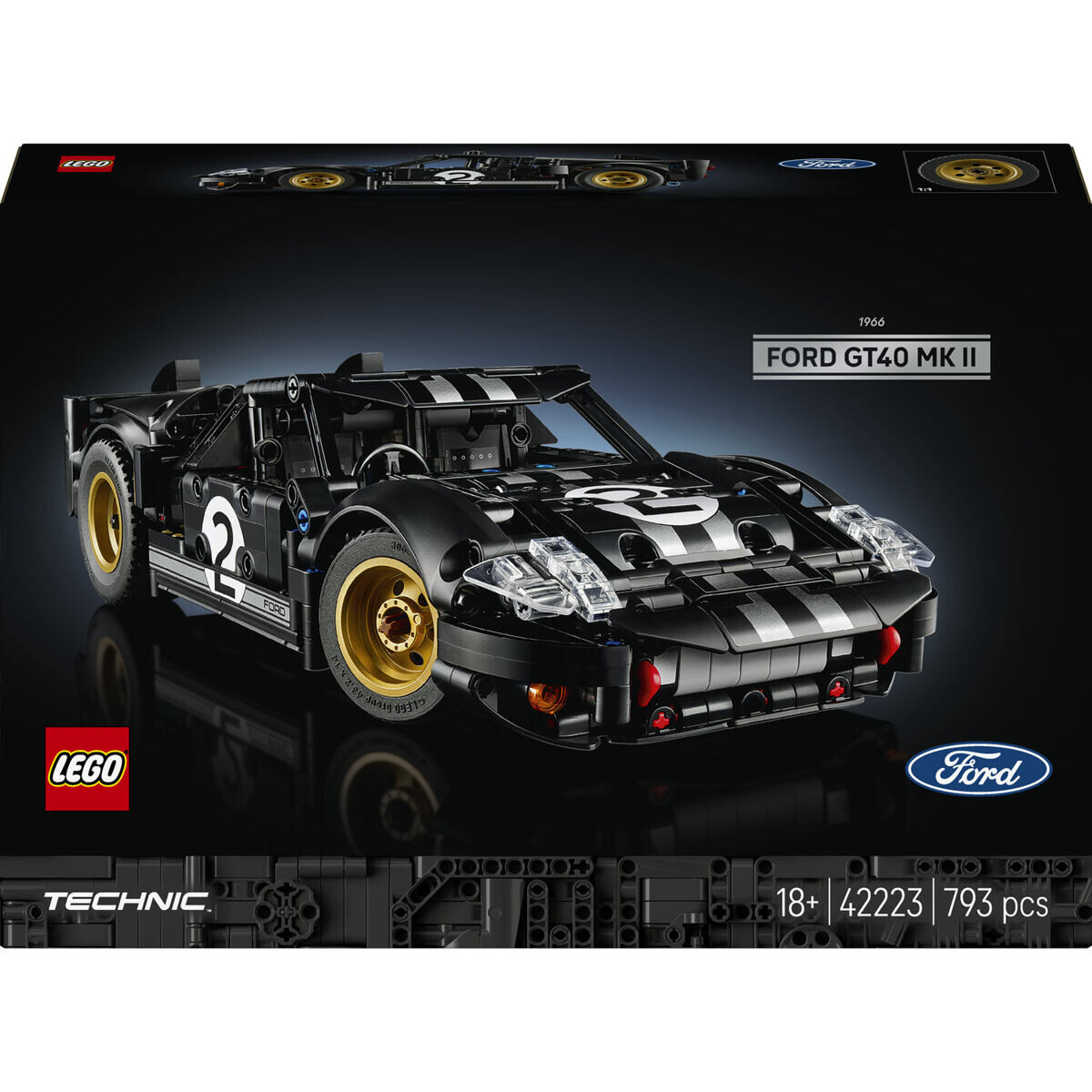 LEGO® Technic 42223 Závodné auto 1966 Ford GT40 MKII