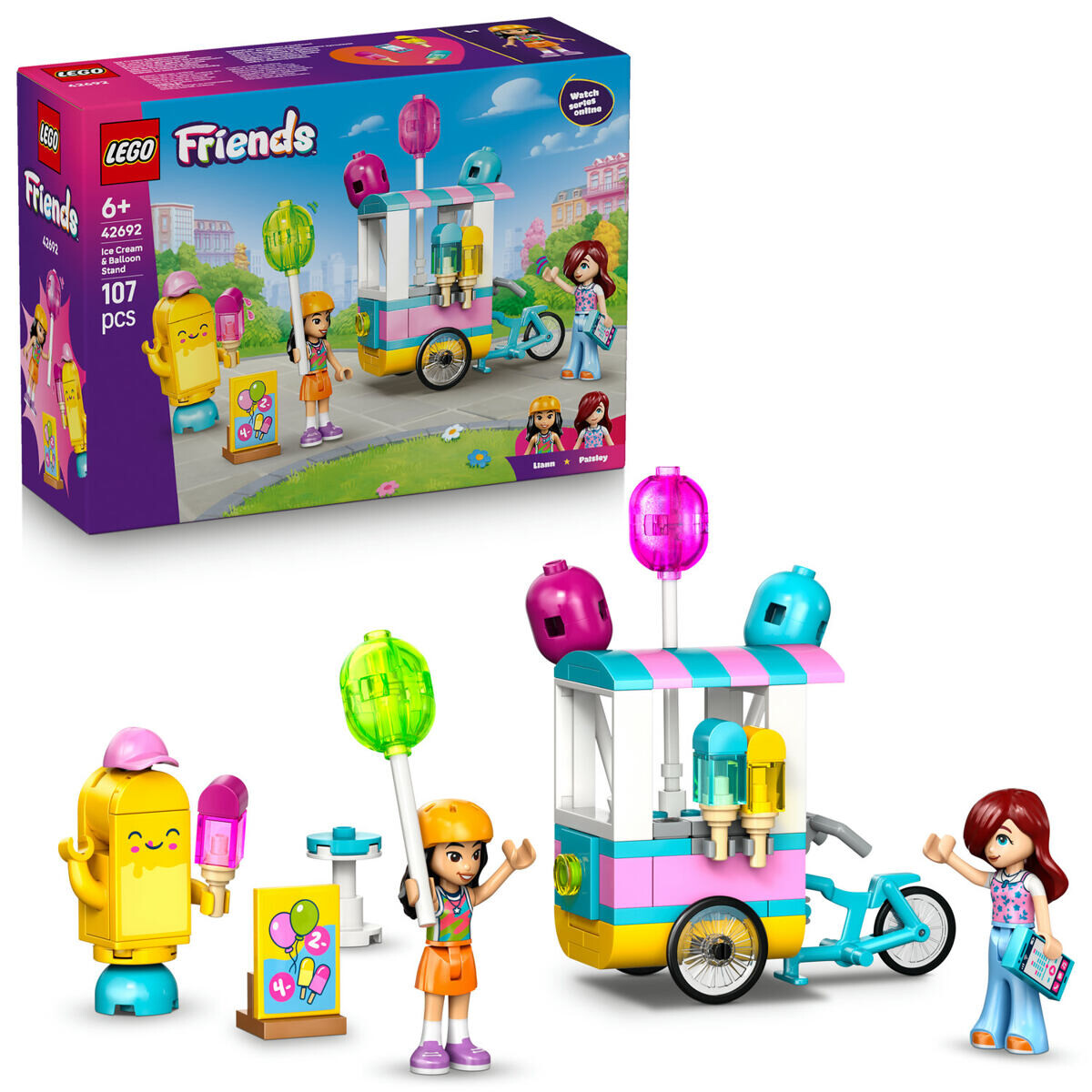 LEGO® Friends 42692 Stánok so zmrzlinou a balóniky
