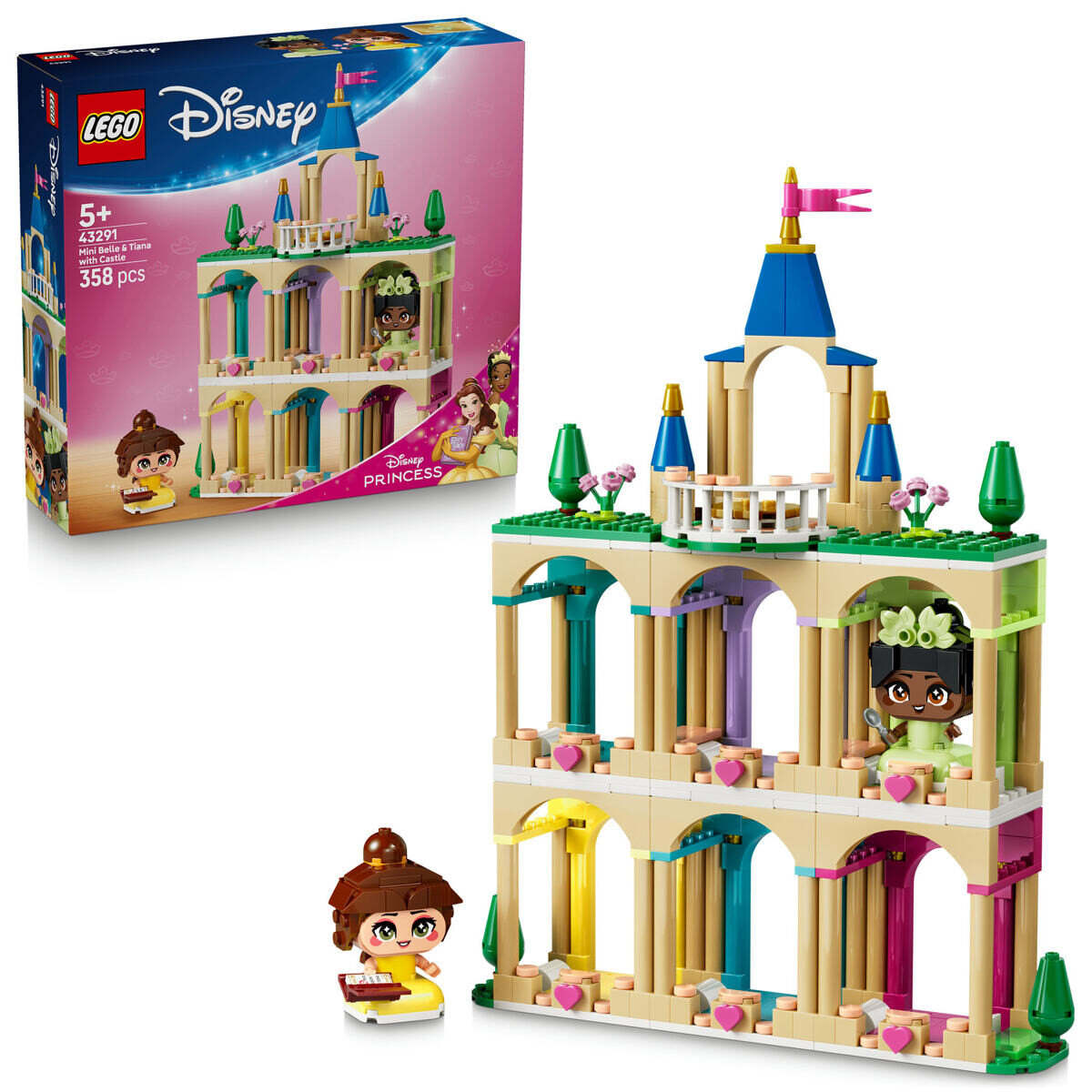 LEGO® │ Disney 43291 Mini Bella a Tiana s hradom