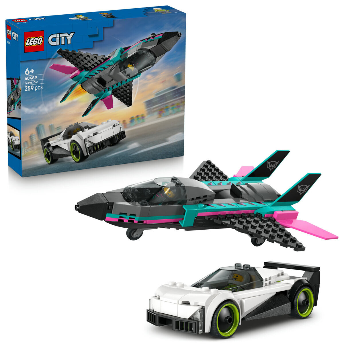 LEGO® City 60489 Trýskač vs. auto