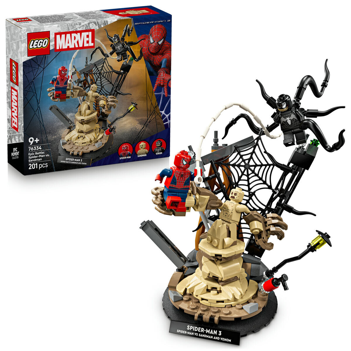 LEGO® | Marvel 76334 Epický súboj: Spider-Man vs. Sandman