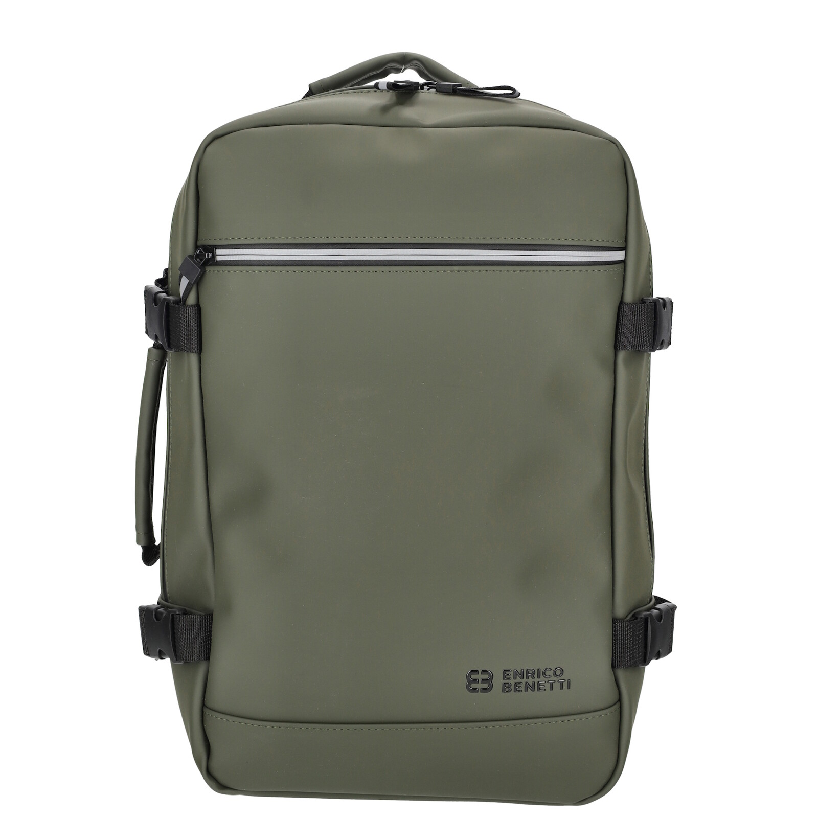 Vodoodpudivý kabínový batoh Enrico Benetti Bergen - olivový - 25x20x40 cm