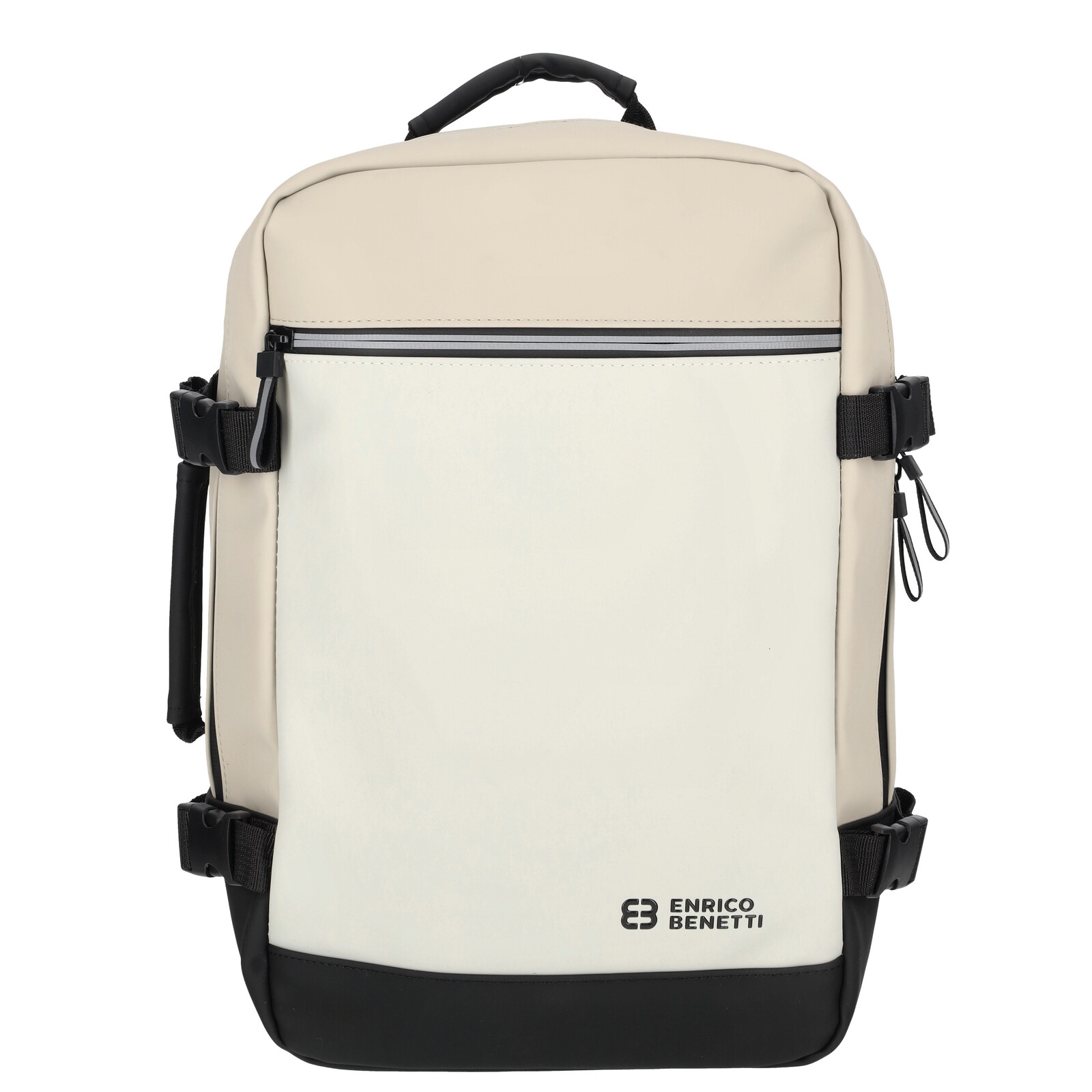 Vodoodpudivý kabínový batoh Enrico Benetti Bergen - béžovo-čierny - 25x20x40 cm