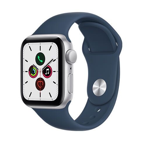 Apple Watch SE GPS 40mm puzdro zo strieborného hliníka *Použitý s DPH - Trieda C* MKNY3VRA