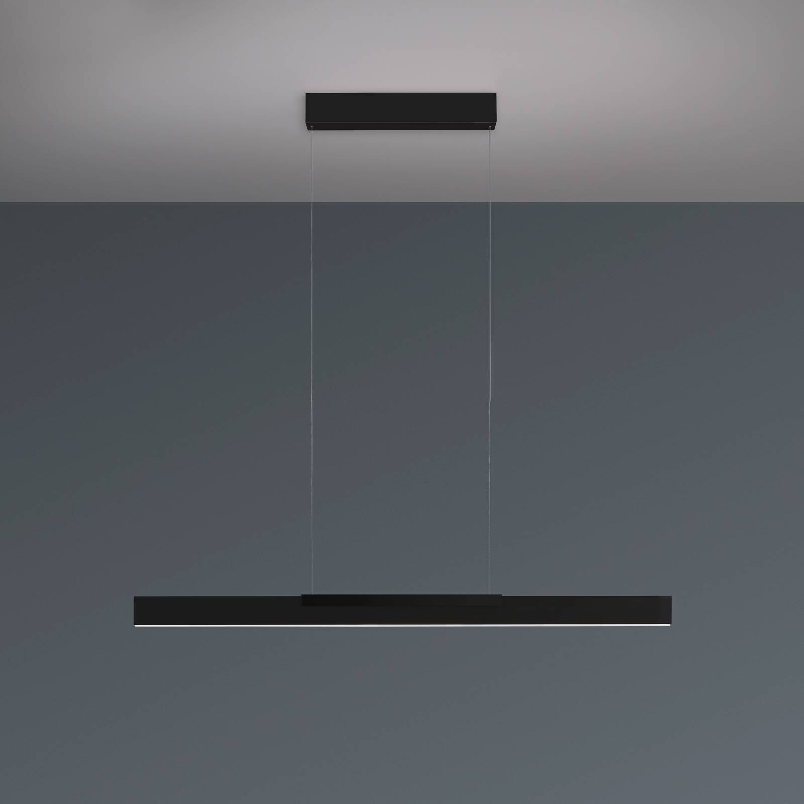 LED závesné svietidlo Bopp Nano 2.0, dĺžka 100 cm, čierna, kovová