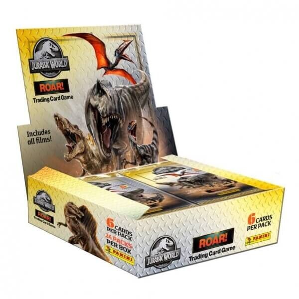 Panini Jurský park ROAR - Zberateľské karty - Flow Pack Booster Box
