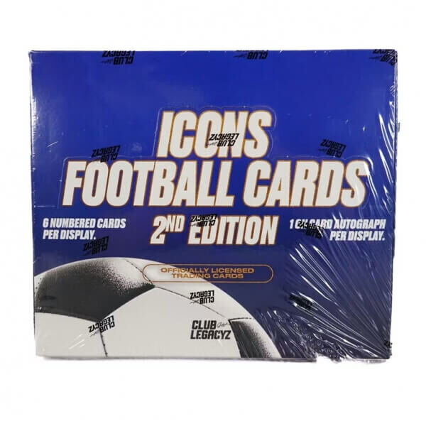Panini Futbalové karty 2025 Club Legacyz Icons Soccer Second Edition Hobby Box