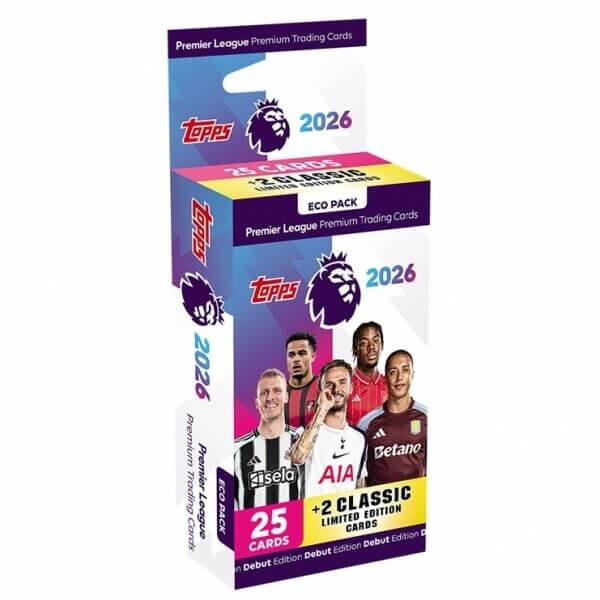 Topps 2025-2026 Topps Premier League ECO Pack - Futbalové karty
