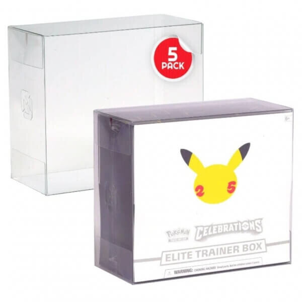 Evoretro Ochranný PET box pre Pokémon Elite Trainer Box - 5 ks