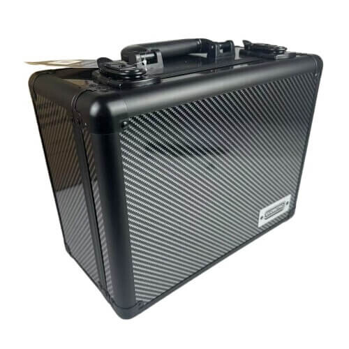 Evoretro Kufrík na zberateľské karty - 90 gradovaných kariet - 3 rady - Silver/Gray