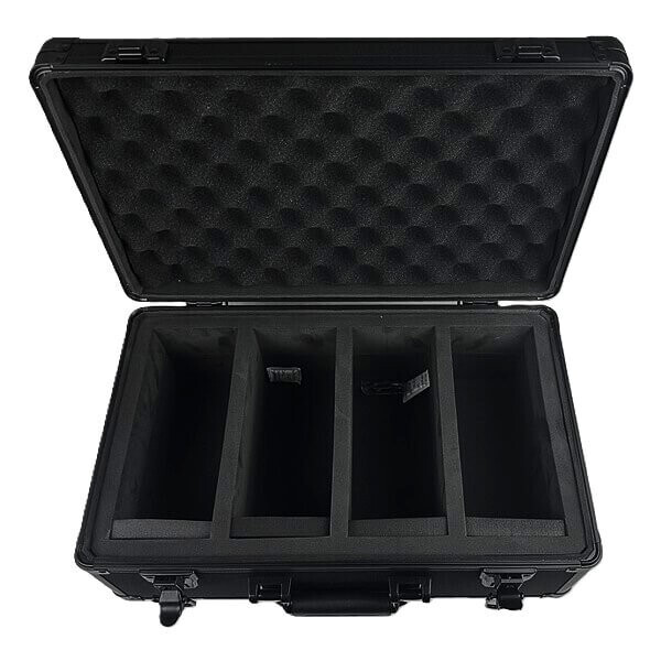 Evoretro Kufrík na zberateľské karty - 120 gradovaných kariet - 4 rady - Black