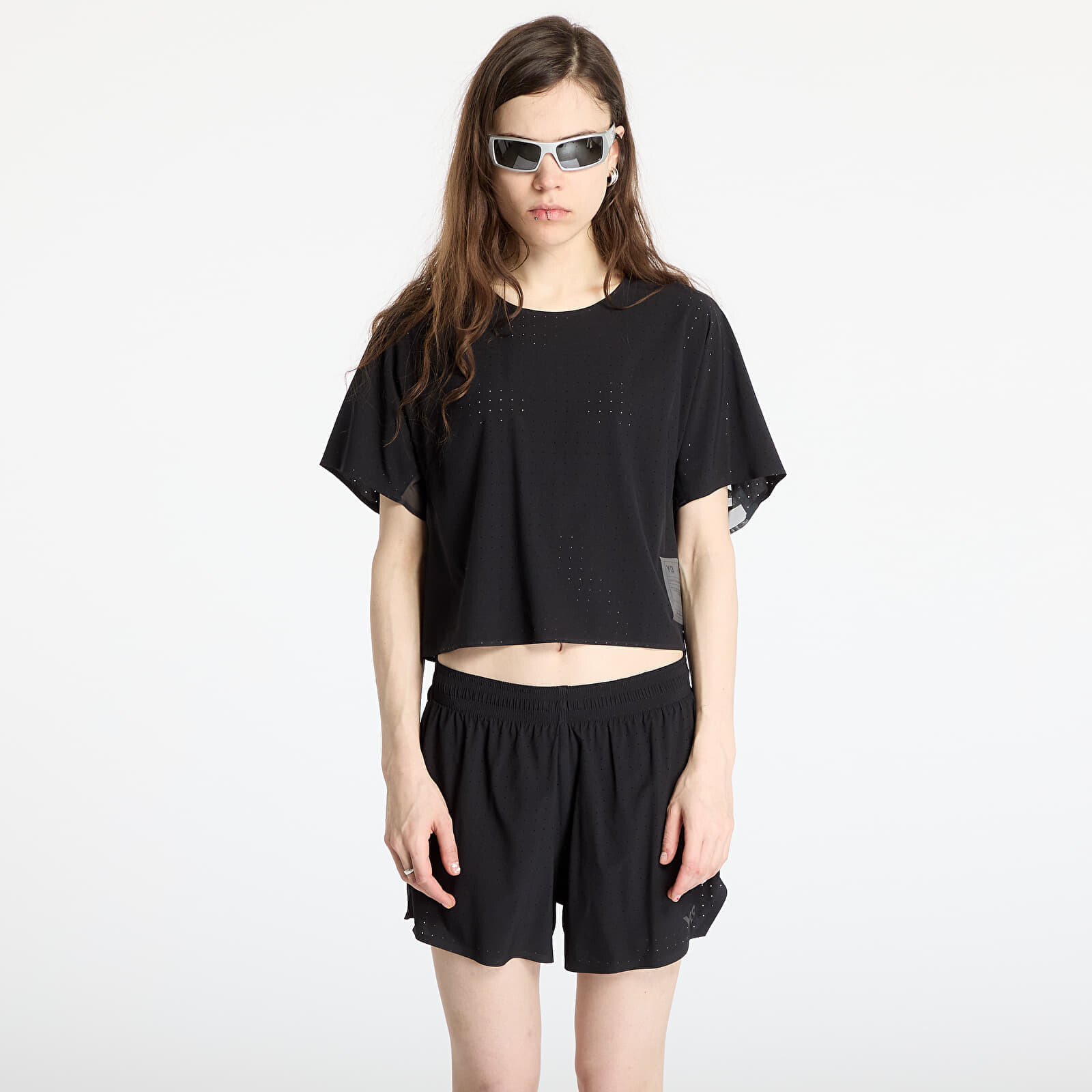 Tričko Y-3 Running Short Sleeve T-Shirt Black M