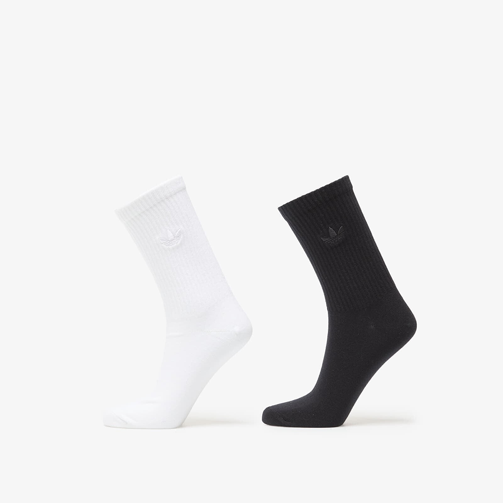 Ponožky adidas Everyday Icons Crew Socks 2-Pack White M