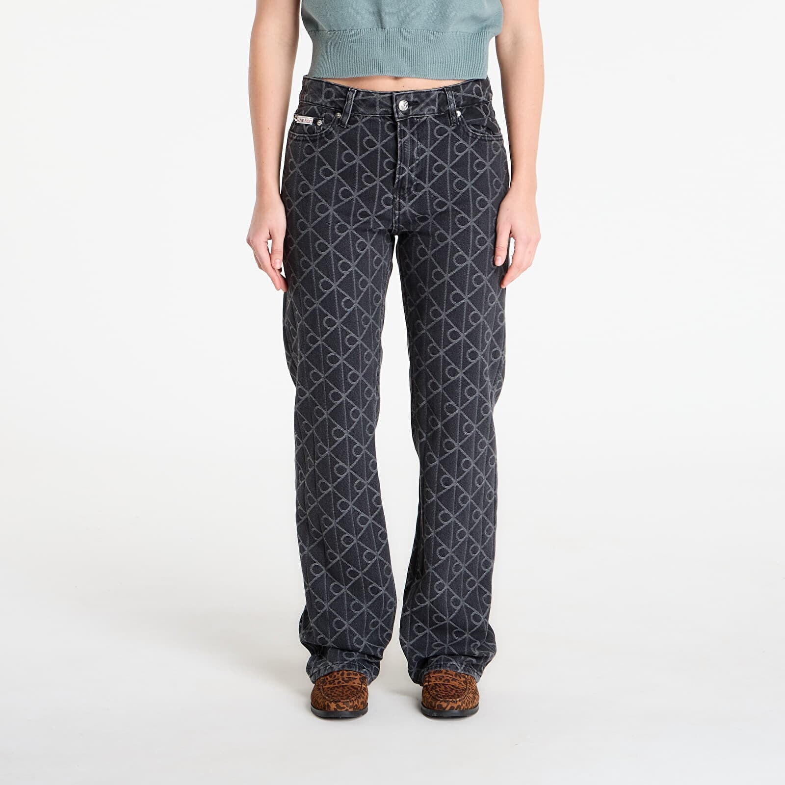 Džínsy Calvin Klein Jeans Signature 90S Straight Jeans Black 28