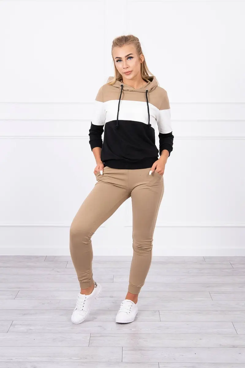 Dámsky set s farebnými pruhmi