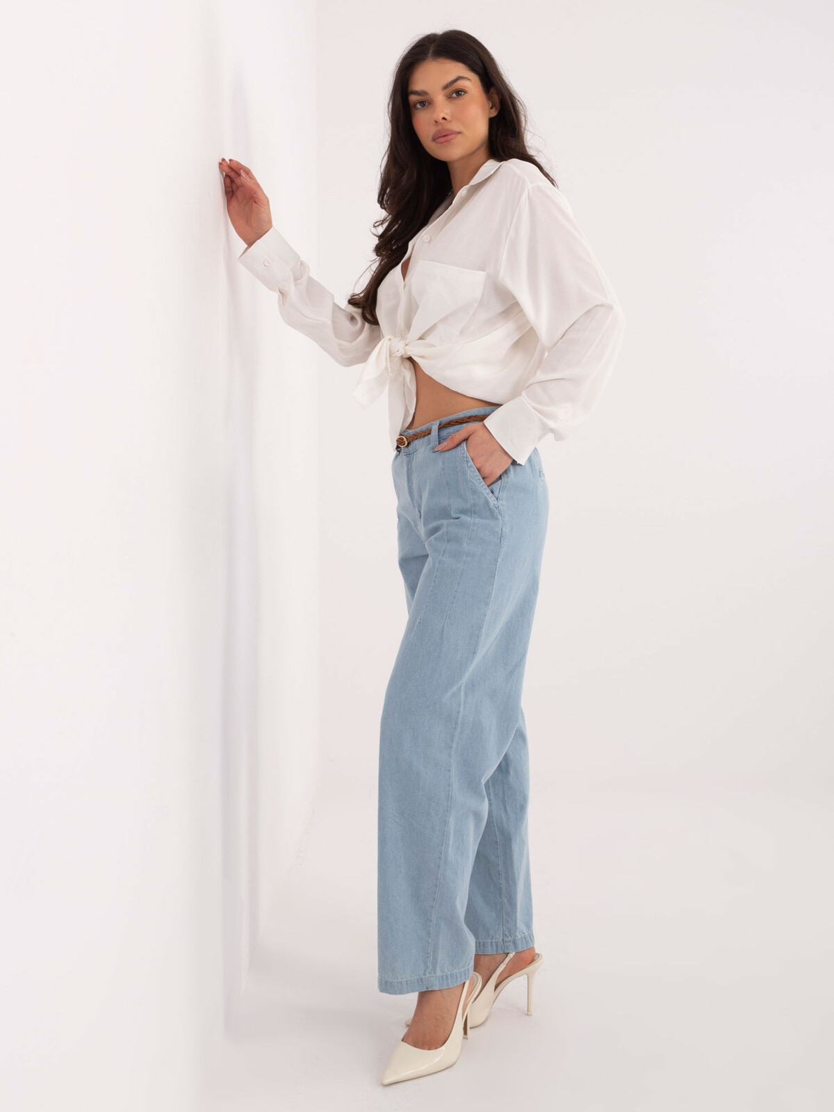 Svetlomodré nohavice