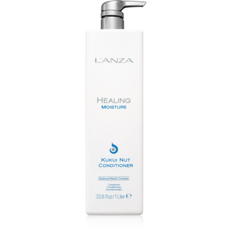 L'anza Healing Moisture Kukui Nut Conditioner hydratačný kondicionér na každodenné použitie 1000 ml
