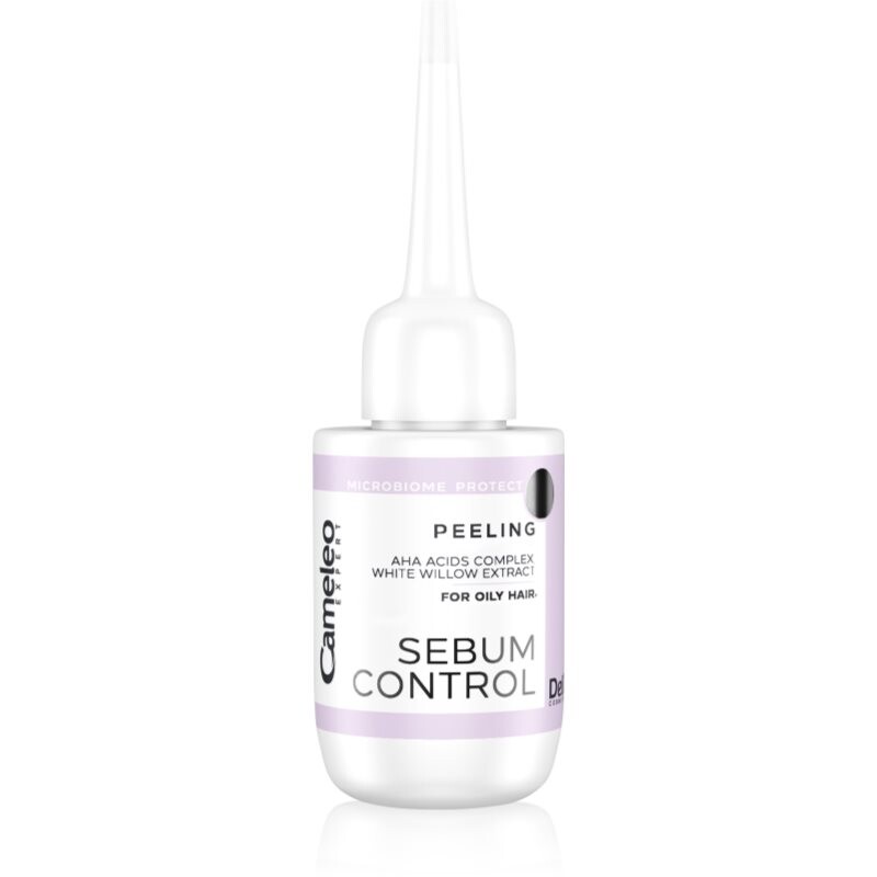 Delia Cosmetics Cameleo Expert Sebum Control Scrub peeling na vlasovú pokožku pre mastné vlasy 30 ml