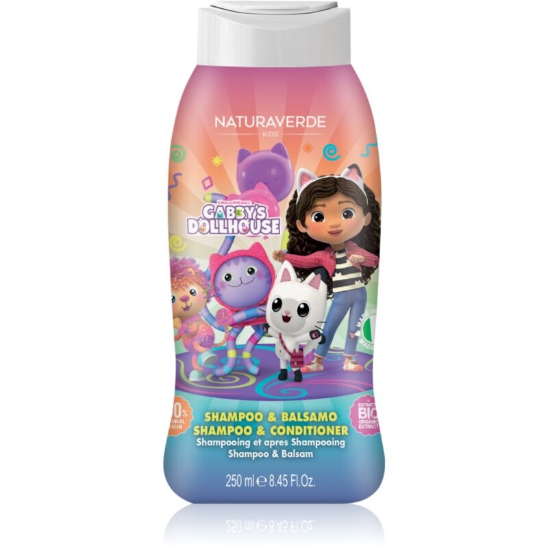 Gabby's Dollhouse Naturaverde Kids šampón a kondicionér 250 ml