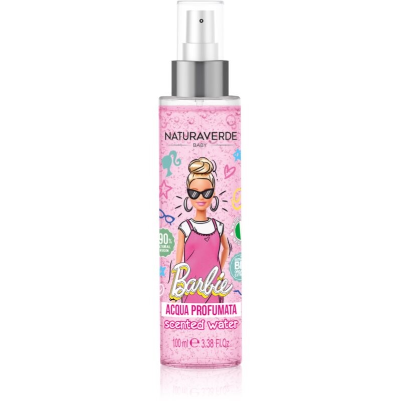 Barbie Naturaverde Baby parfumovaná voda s trblietkami pre deti 100 ml