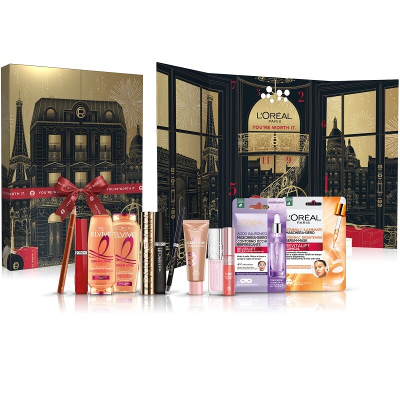 L’Oréal Paris Calendario dell'Avvento 12 Giorni 2025 adventný kalendár