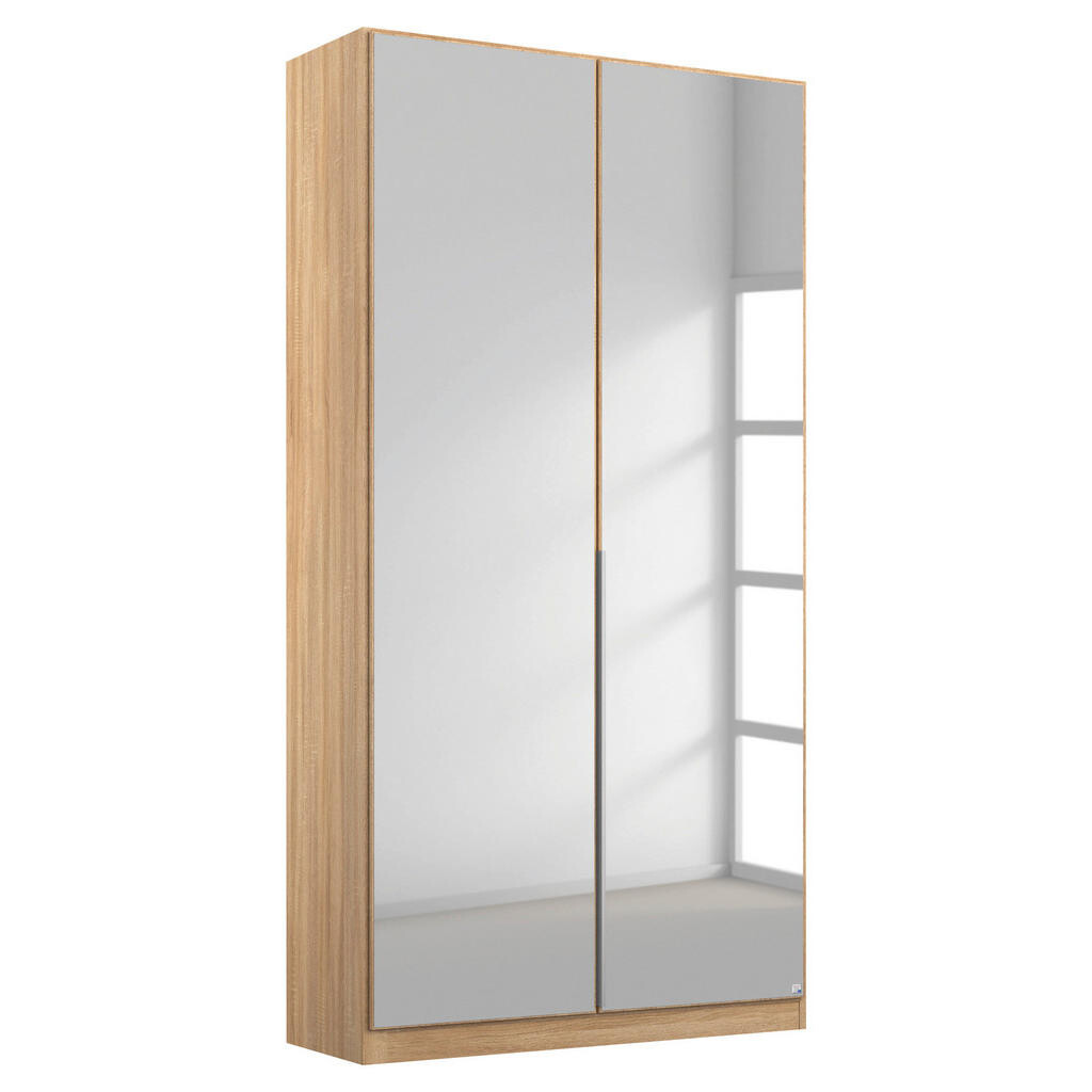 Rauch Möbel SKRIŇA S OTOČNÝMI DVERAMI, strieborná, dub sonoma, 91/229/54 cm