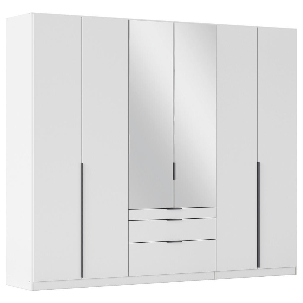 Rauch Möbel SKRIŇA S OTOČNÝMI DVERAMI, strieborná, biela, tmavosivá, 271/229/54 cm