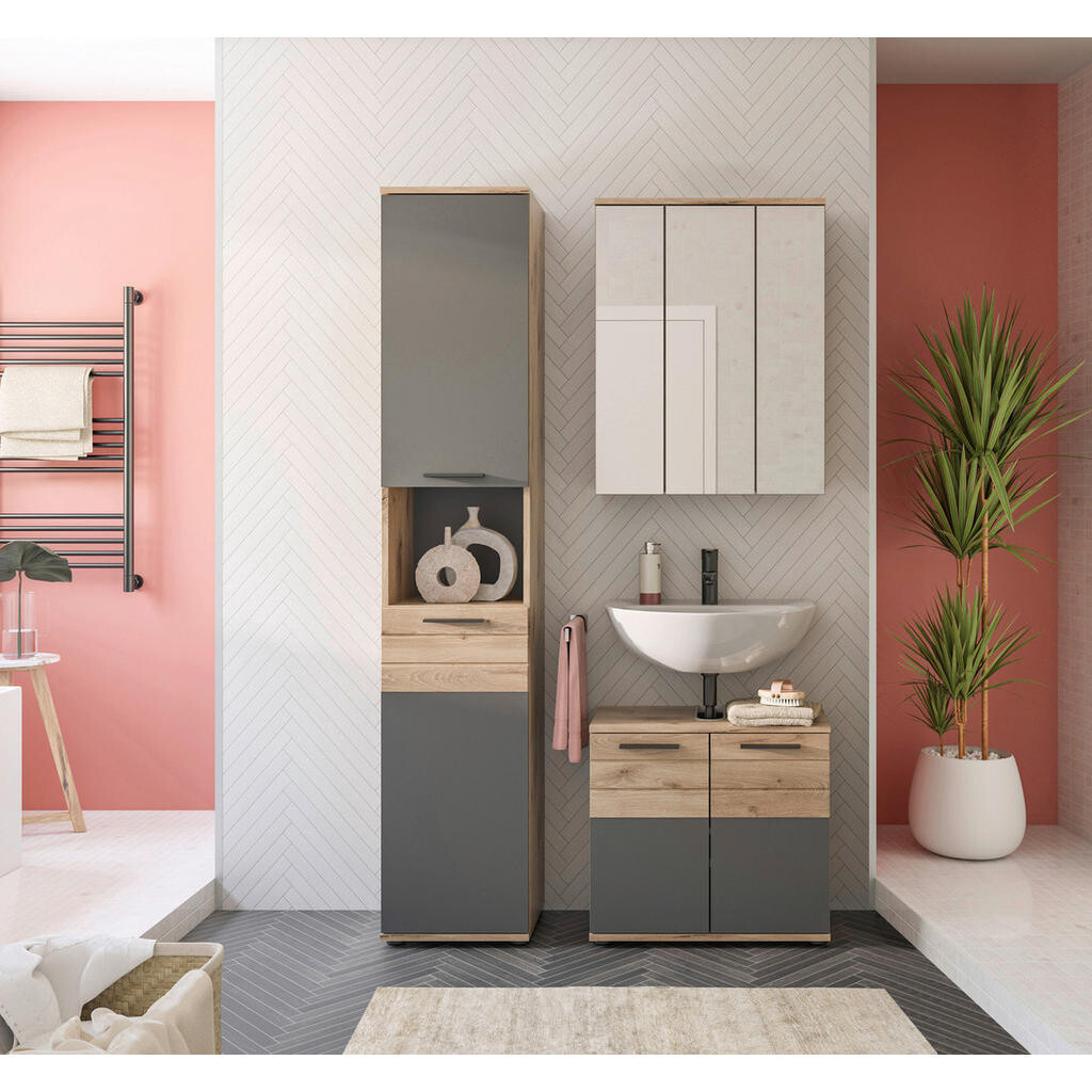 MID.YOU KÚPEĽŇA sivá, farba duba