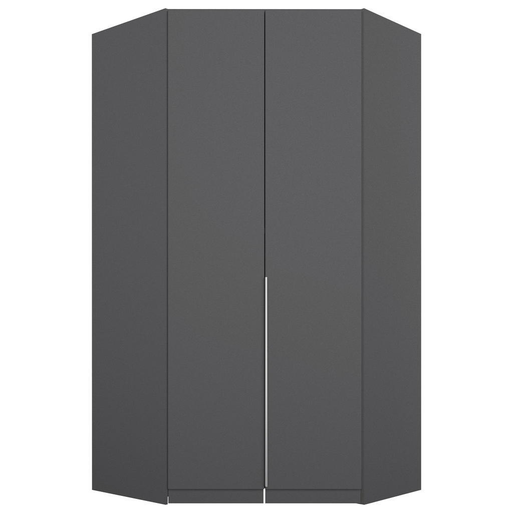 Rauch Möbel ROHOVÁ ŠATNÍKOVÁ SKRIŇA, sivá, 117/229/117 cm