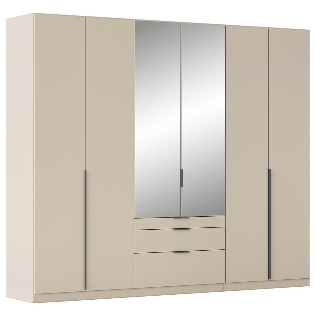 Rauch Möbel SKRIŇA S OTOČNÝMI DVERAMI, strieborná, šampanská, 271/229/54 cm