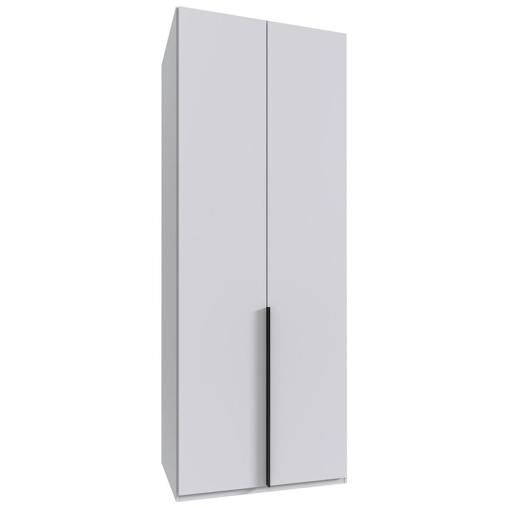 MID.YOU SKRIŇA S OTOČNÝMI DVERAMI, biela, 90/236/58 cm