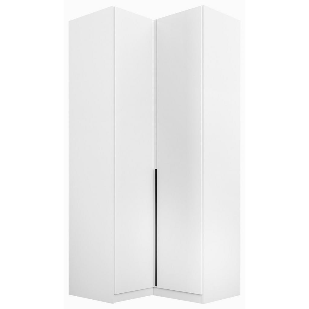 Rauch Möbel ROHOVÁ ŠATNÍKOVÁ SKRIŇA, biela, tmavosivá, 100/229/102 cm