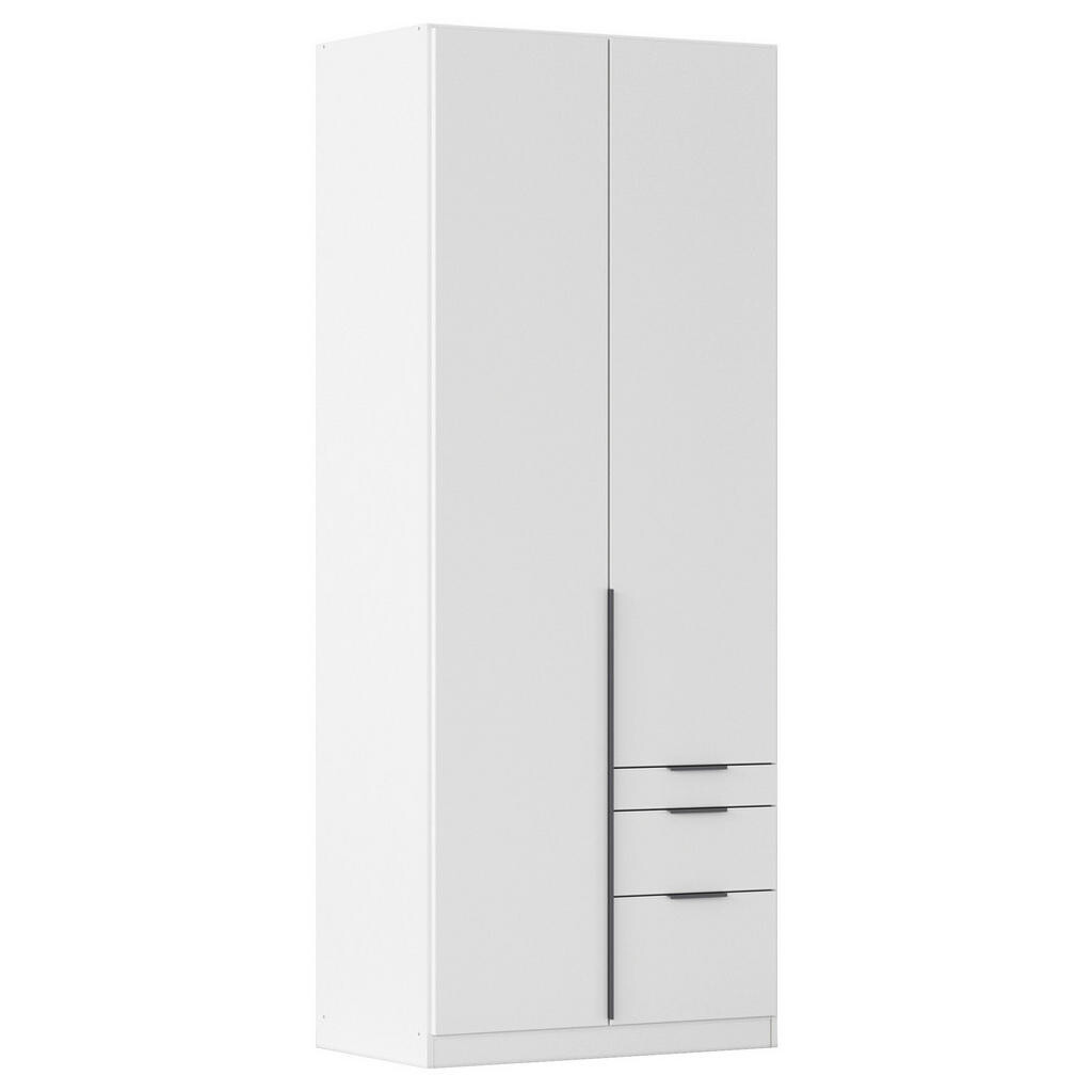 Rauch Möbel SKRIŇA S OTOČNÝMI DVERAMI, biela, tmavosivá, 91/229/54 cm