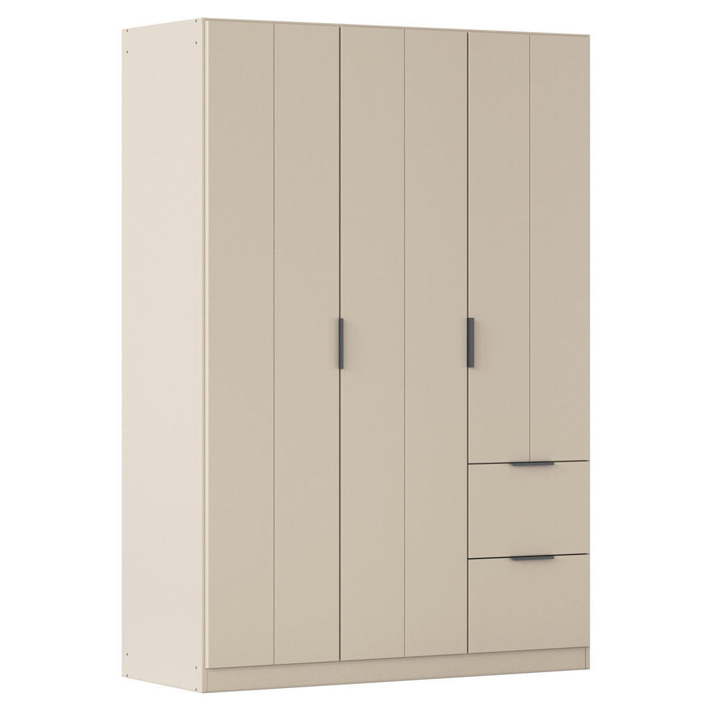 Rauch Möbel SKRIŇA S OTOČNÝMI DVERAMI, šampanská, 136/197/54 cm