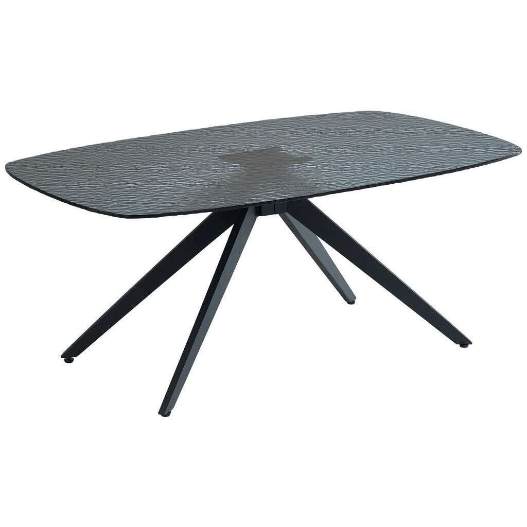 Boxxx KONFERENČNÝ STOLÍK, čierna, kov, sklo, 110/70/44 cm